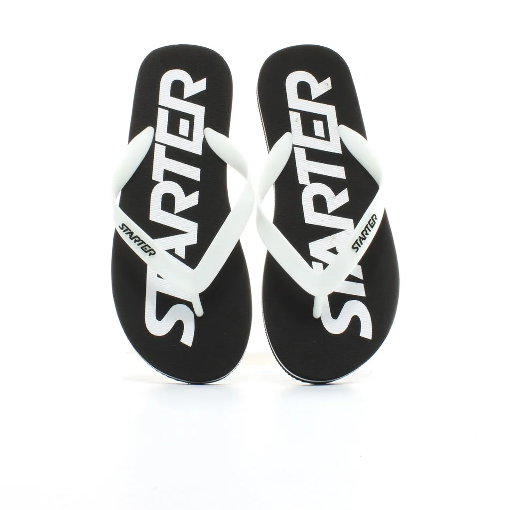 Starter Phoenix Black Synthetic Mens Slip On Thong Flip Flops