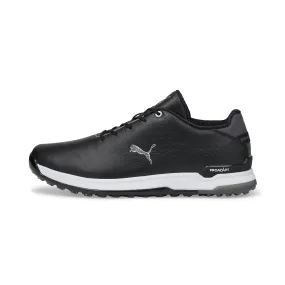 Puma Men's Proadapt Alphacat Leather Golf Shoes - Black/Silver