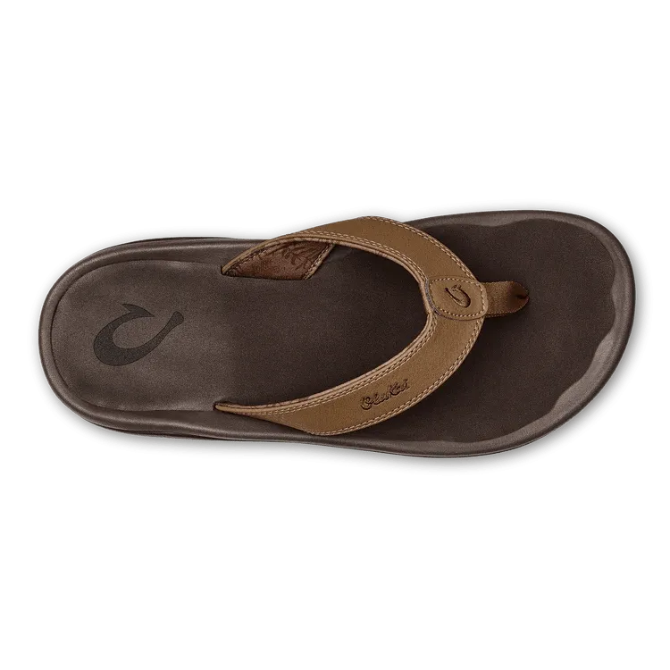 Olukai Men's Ohana - Tan/Dark Java