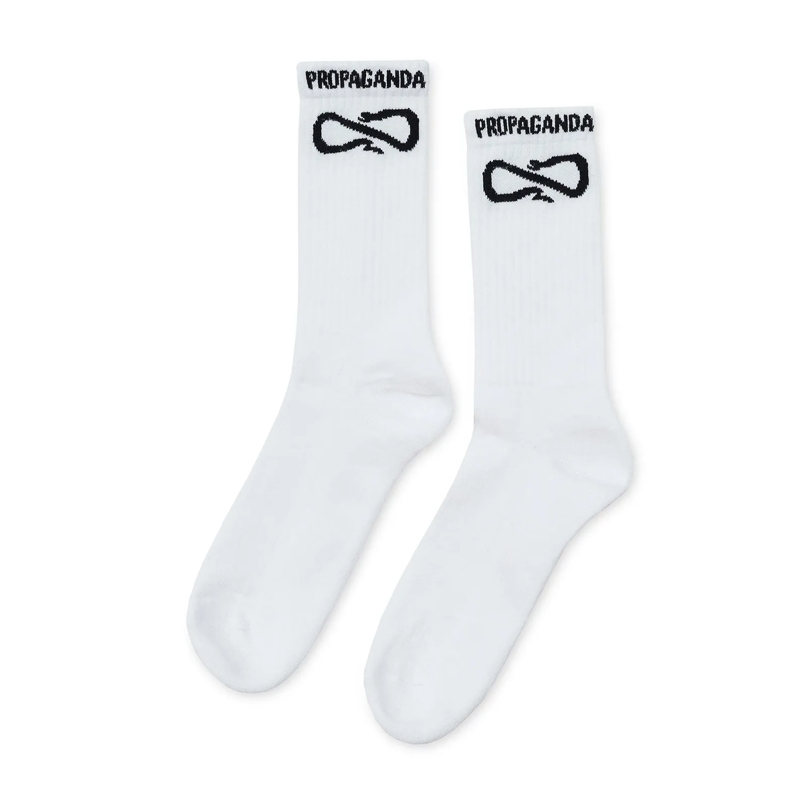 Propaganda socks Logo Socks One Size 23SSPRAC238 white