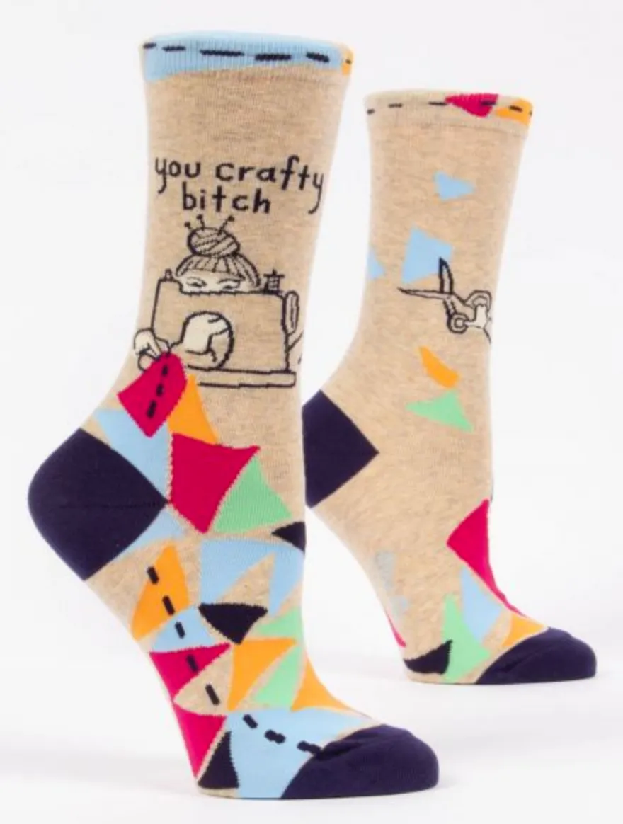 Funny Women's Crew Socks