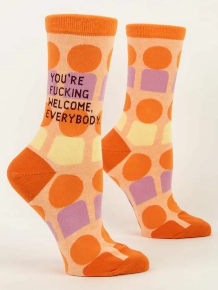 Funny Women's Crew Socks