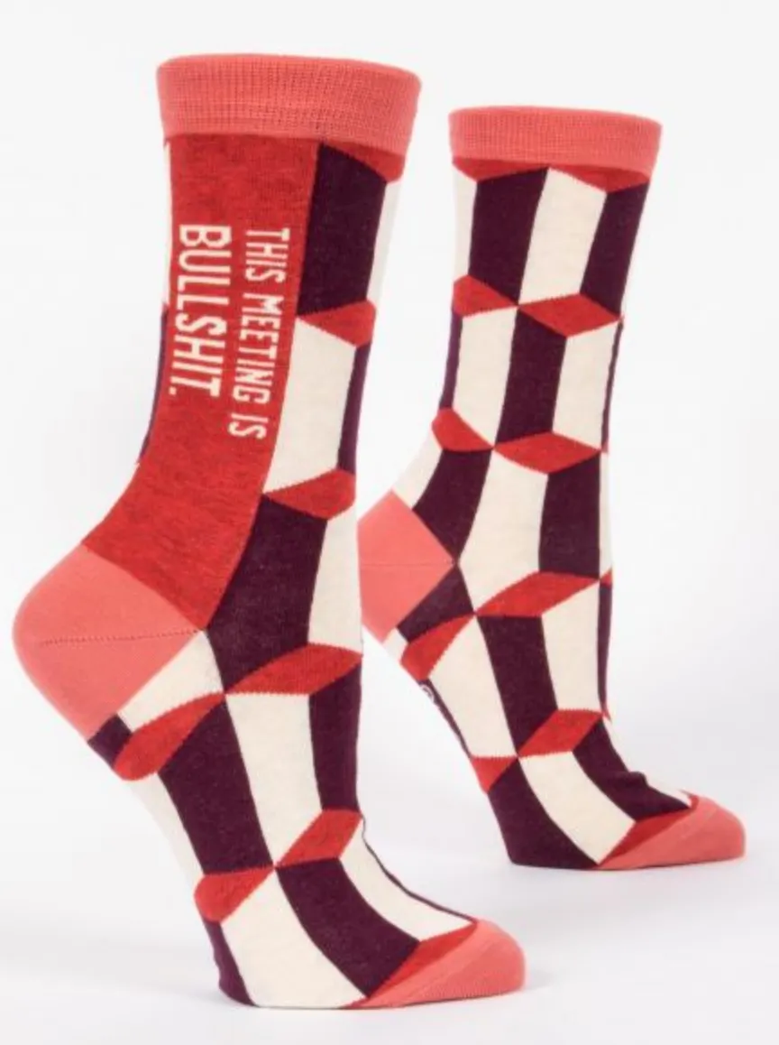 Funny Women's Crew Socks