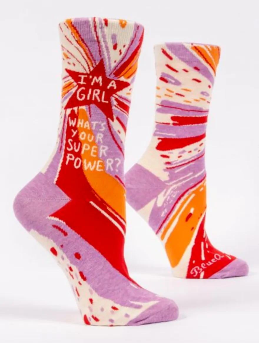 Funny Women's Crew Socks