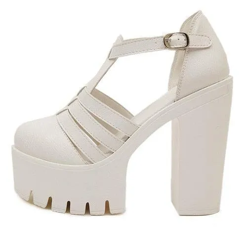 Platform Roman Ankle Sandals