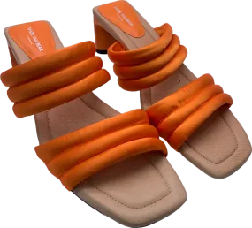 Shoe The Bear Orange Heeled Sandals UK 6