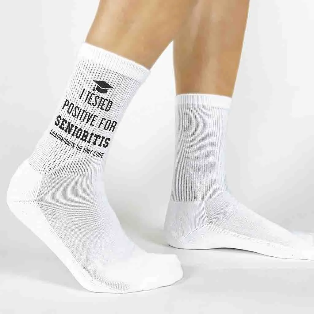 2024 Senioritis Grad Socks for the Senior Class of 2024