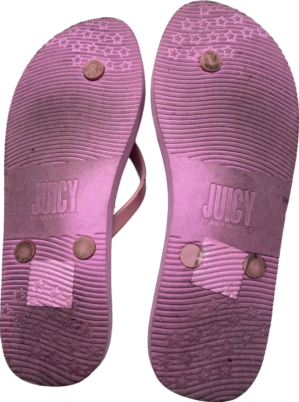 Juicy Couture Pink Camo Flip Flops UK Size 6