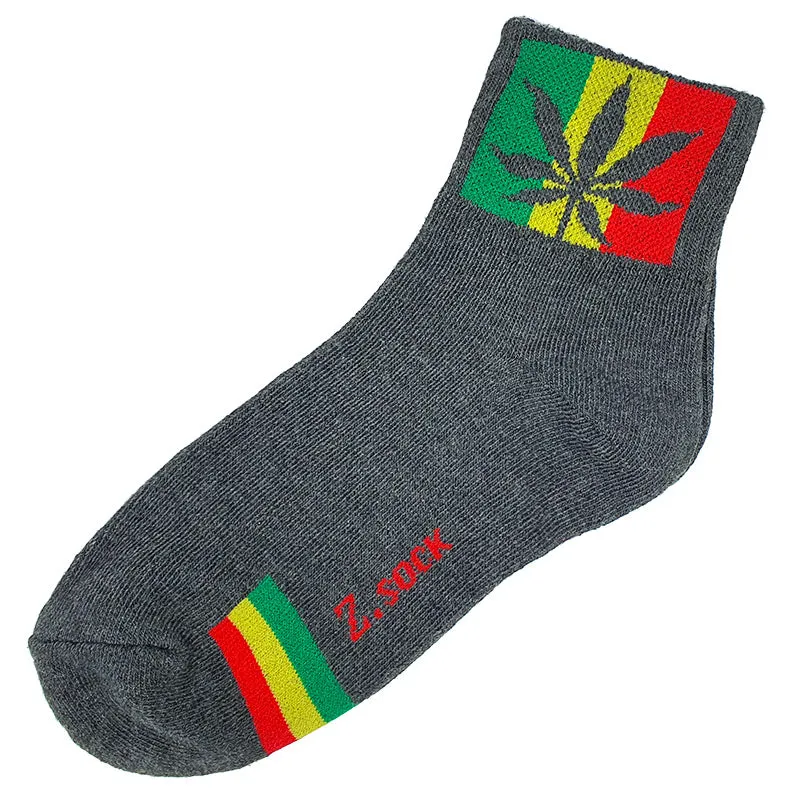 Leaf socks short