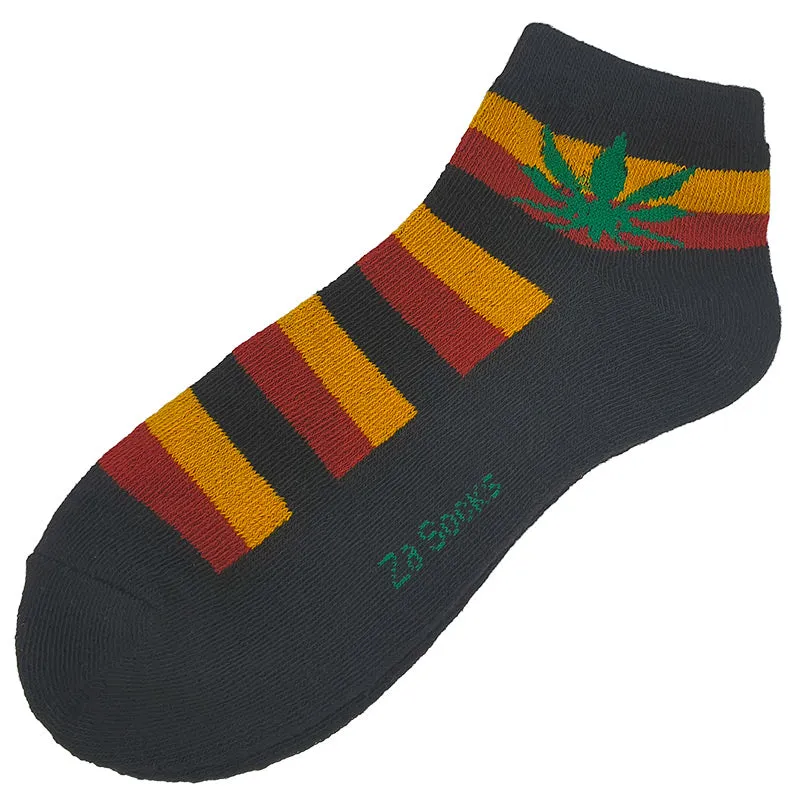 Leaf socks short