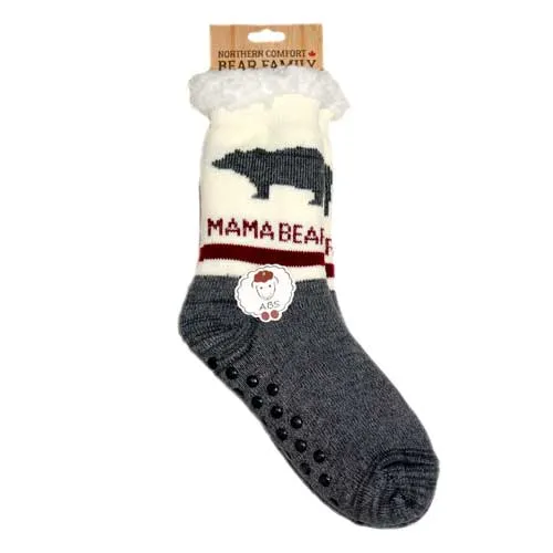 Adult warm Socks Mama Bear.