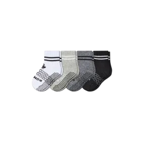 Toddler Originals Gripper Calf Sock 4-Pack