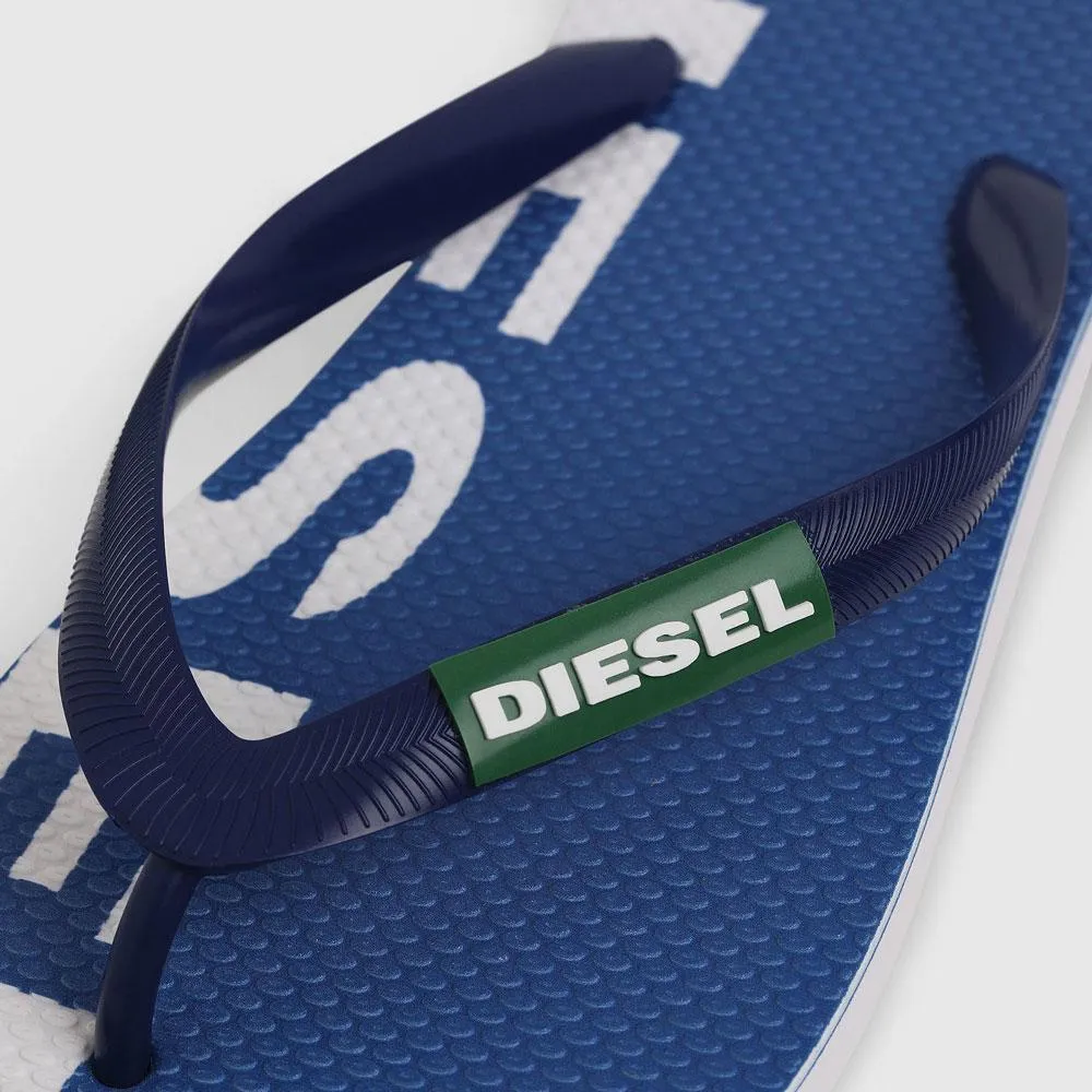 Diesel SA Briian Flip Flops Sandals  -  Blue