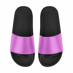 Uniquely You Mens Slide Sandals /   Orchid Purple Flip-Flops