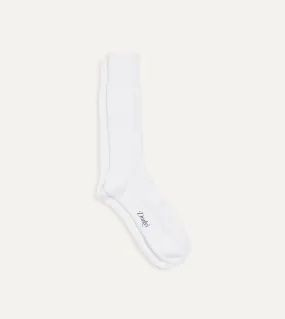 White Cotton Sports Socks