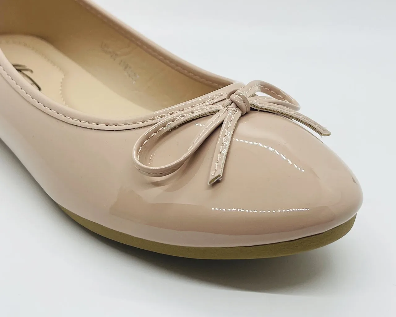 Women's Ballerina Slip On Flat Bow Shoes