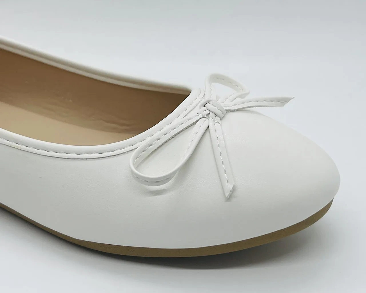 Women's Ballerina Slip On Flat Bow Shoes