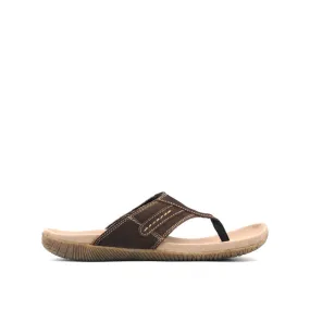 Ynigo Thong Men's Sandals - Brown Nubuck