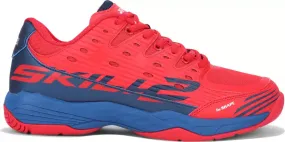 Yonex Tour Skill 2 Premium Badminton Shoes - Vibrant Poppy Red & Cobalt Blue