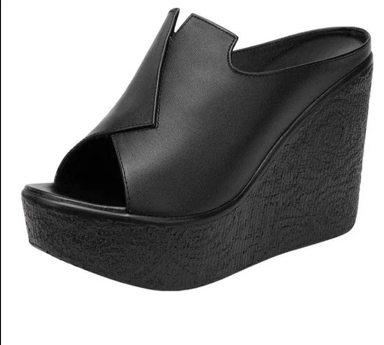 Slip-on Heels Wedge Sandals